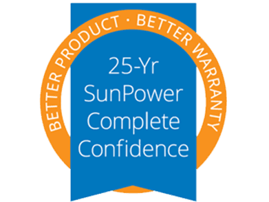 tesla 25 yr sunpower logo